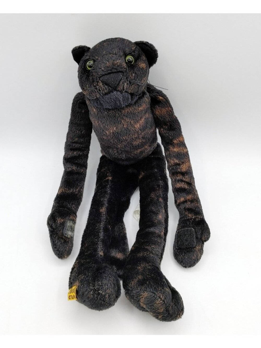 Wild Republic 17" Hanging Plush Stuffed Black Panther Cat Stuffed Animal Rare